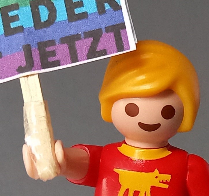 Playmo-Demo für Demokratie und Vielfalt